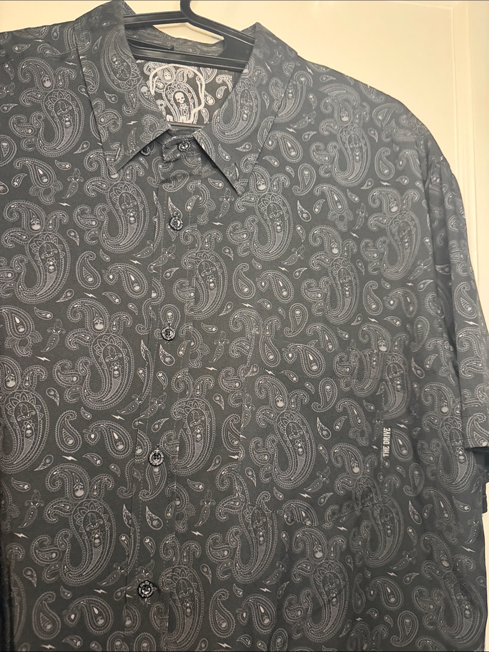 The Drive Clothing Paisley Button Up Shirt Size XL